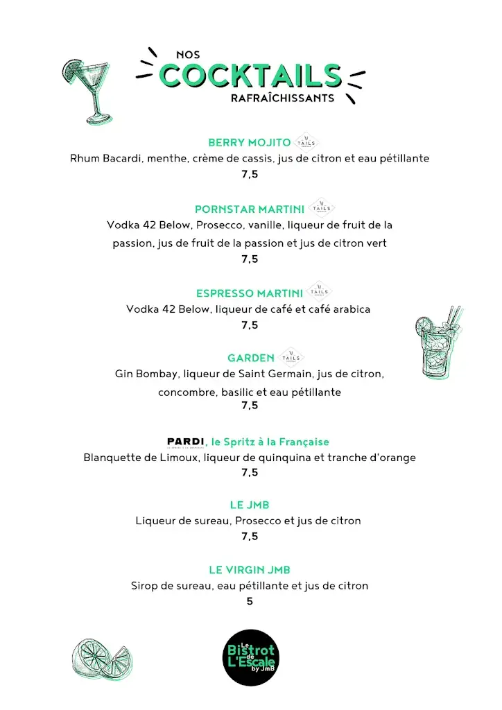 Menu_Le Bistrot De L'escale_Tournefeuille_image_4