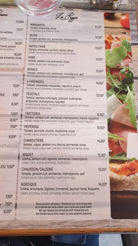 Menu_Trattoria Napoli reservations conseillees_Trèbes_image_2