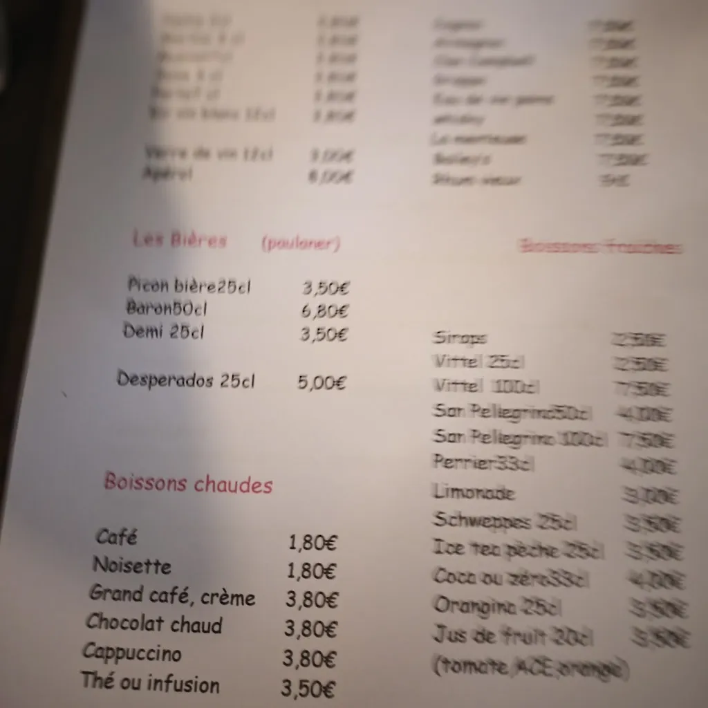 Menu_Trattoria Napoli reservations conseillees_Trèbes_image_3