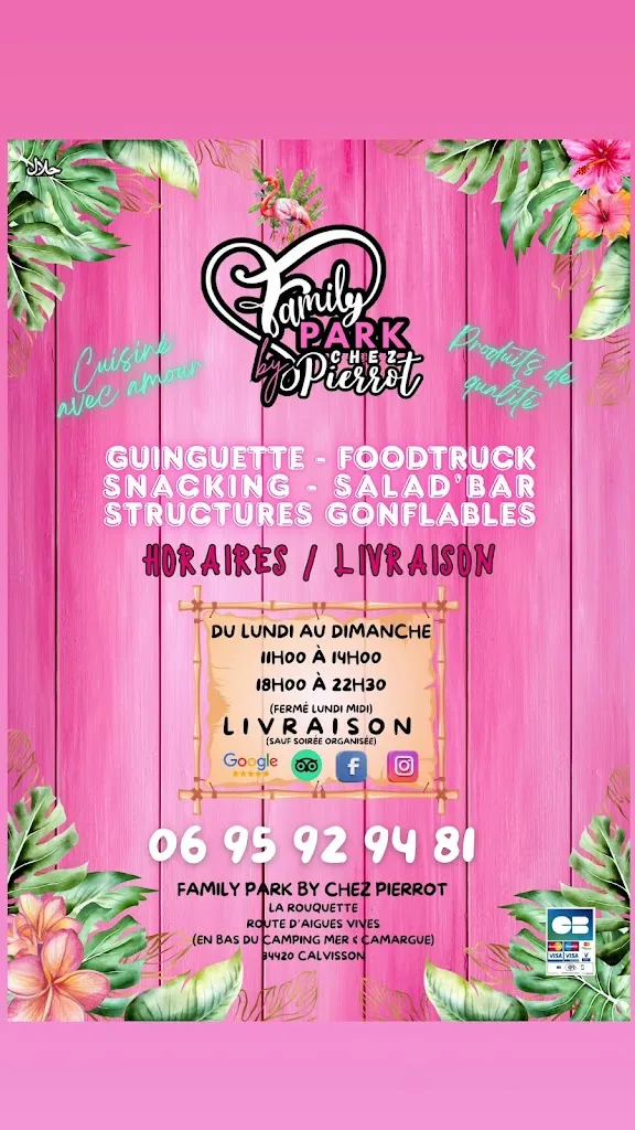 Menu_Chez Pierrot Family Park Calvisson Vergèze_Calvisson_image_4