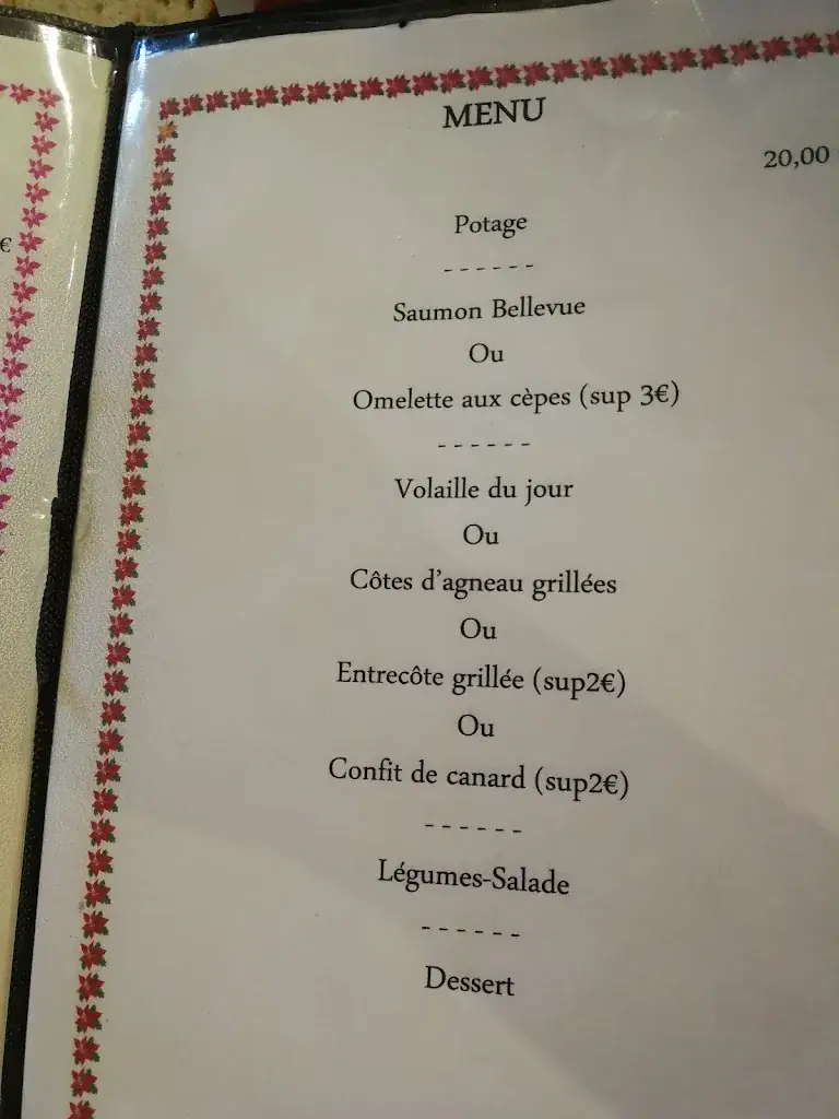 Menu_L'Auberge D'Orignac_Orignac_image_4