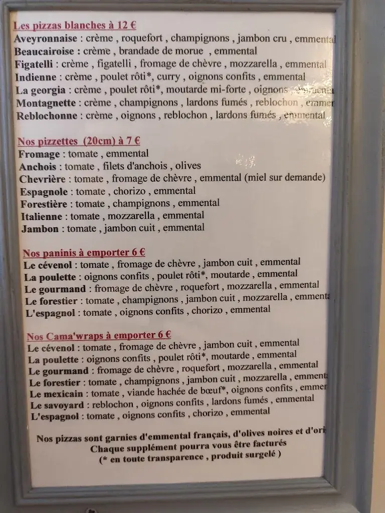 Menu_Pizzéria le Camalou_Vallabrègues_image_1