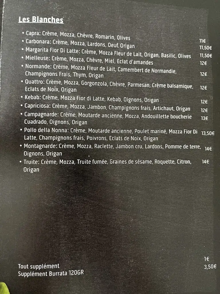 Menu_Pizza Côté Sud_Vallabrègues_immagine_2