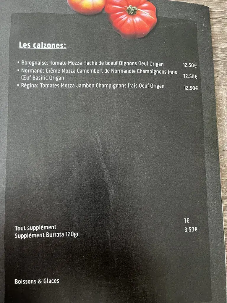 Menu_Pizza Côté Sud_Vallabrègues_immagine_3