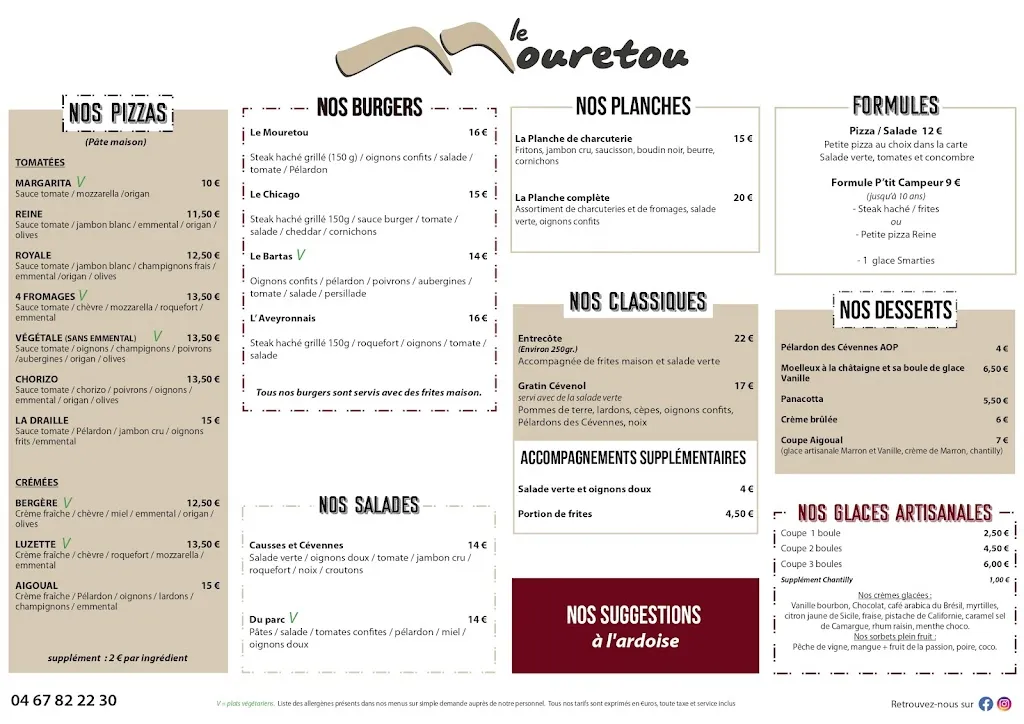 Menu_Restaurant Pizzéria Le Mouretou_30570_image_1