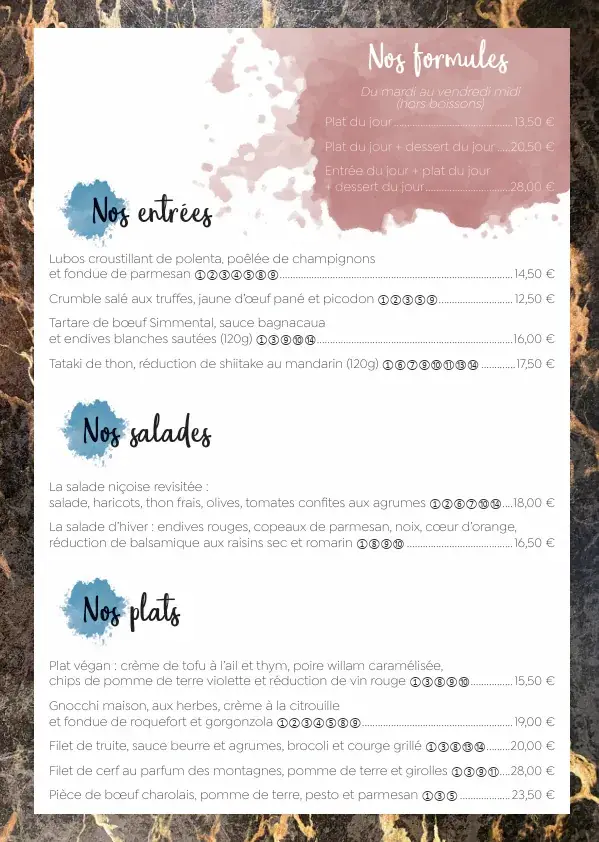 Menu_LA TERRASSE DU CHAMP DE MARS_Valence_image_1