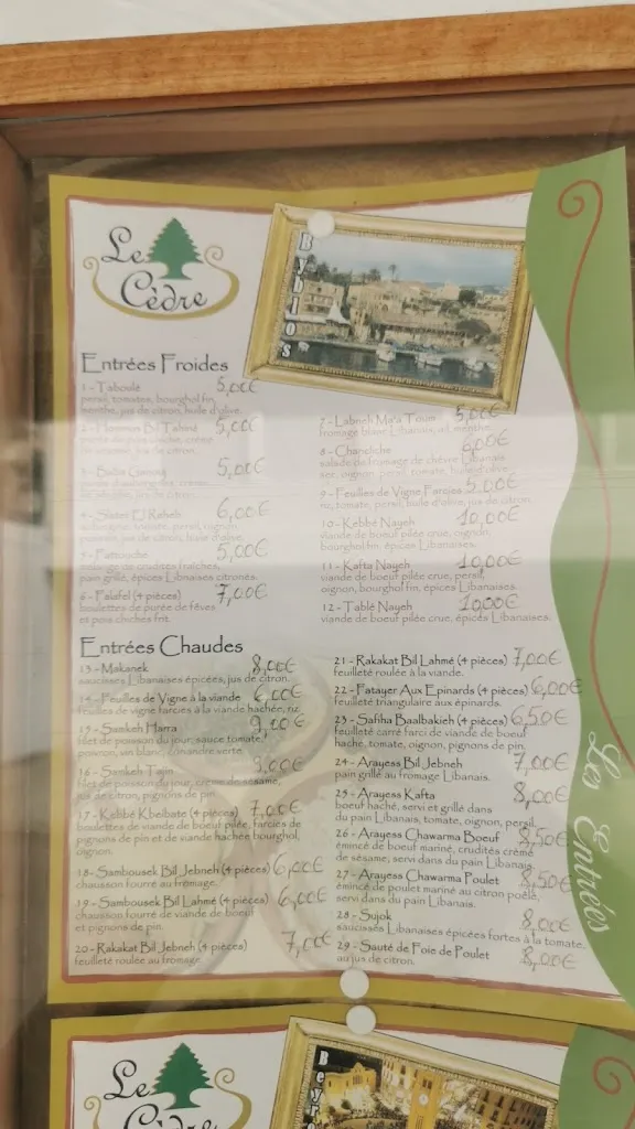 Menu_Le Cèdre_Valence_image_3
