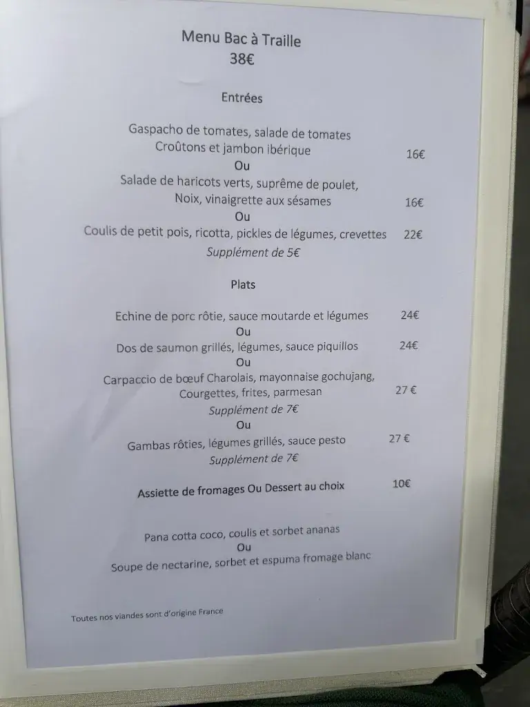 Menu_Le Bac à Traille_Valence_image_3