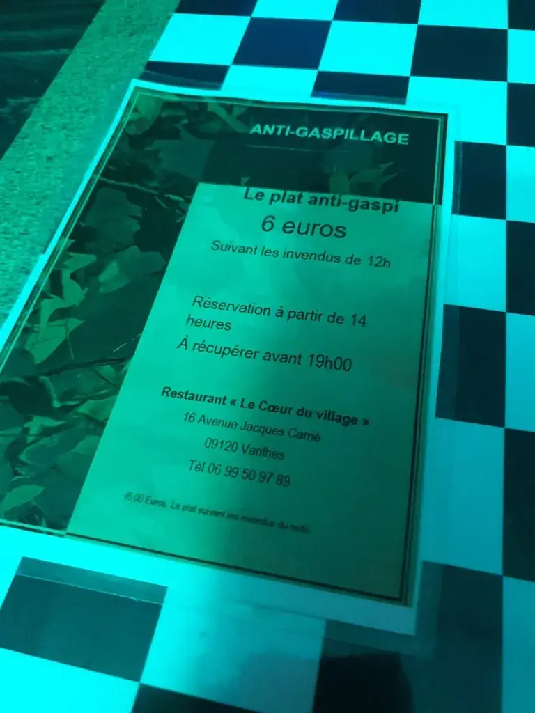 Menu_Cafe Restaurant Le Coeur du village_Varilhes_image_1