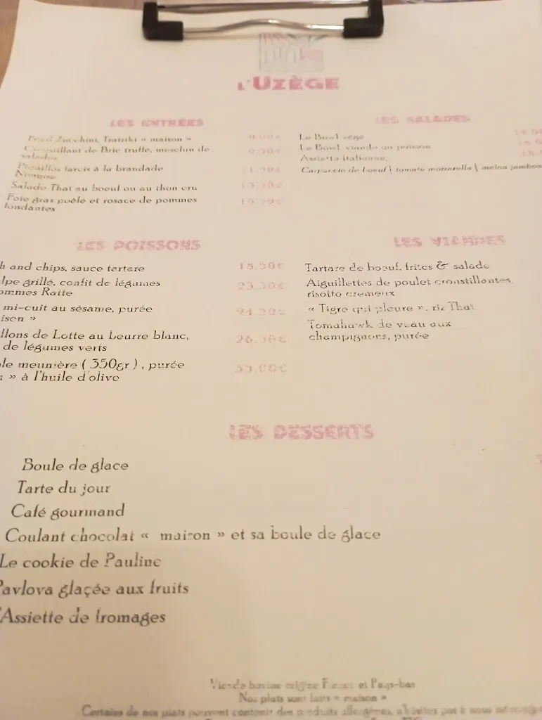 Menu_L'Uzège Restaurant_Uzès_image_4