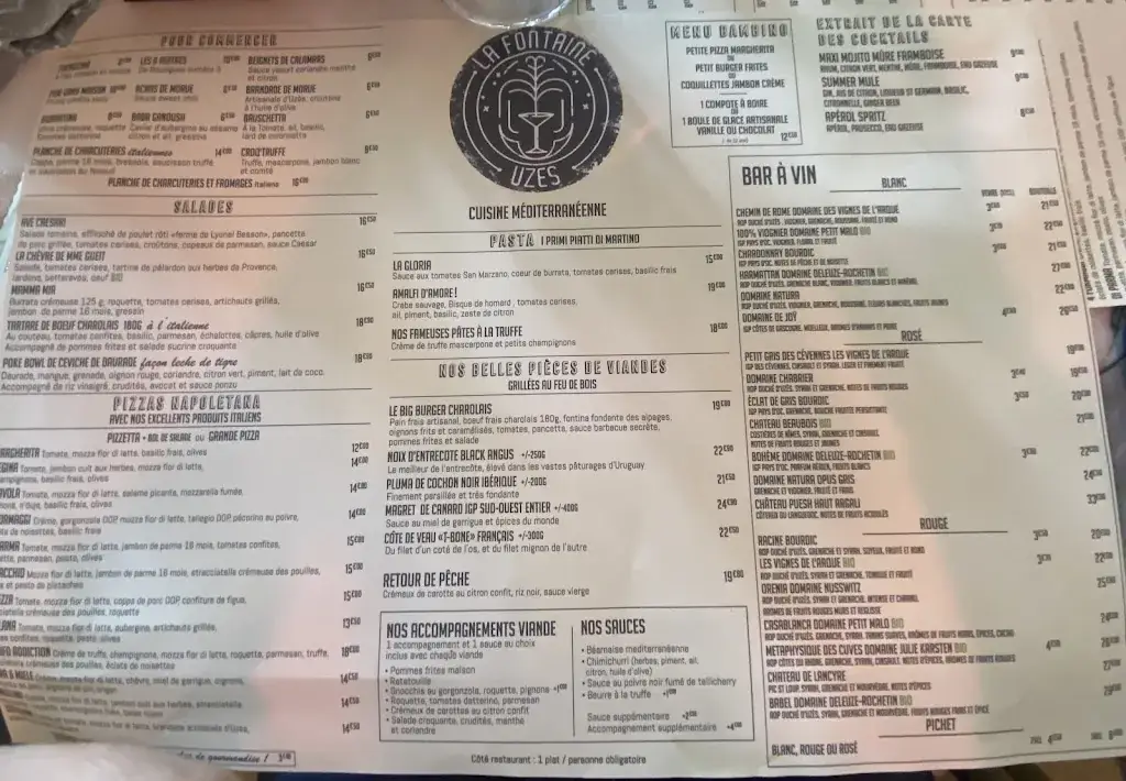 Menu_La Fontaine_Uzès_image_4