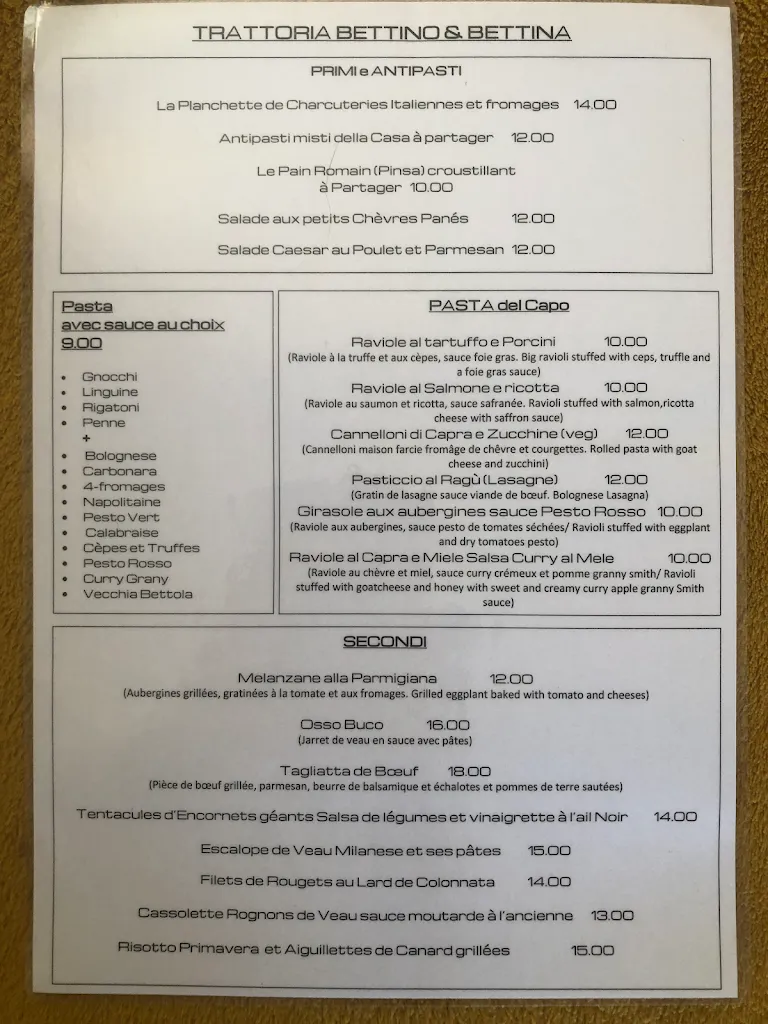 Trattoria Bettino & Bettina ristorante a Uzès