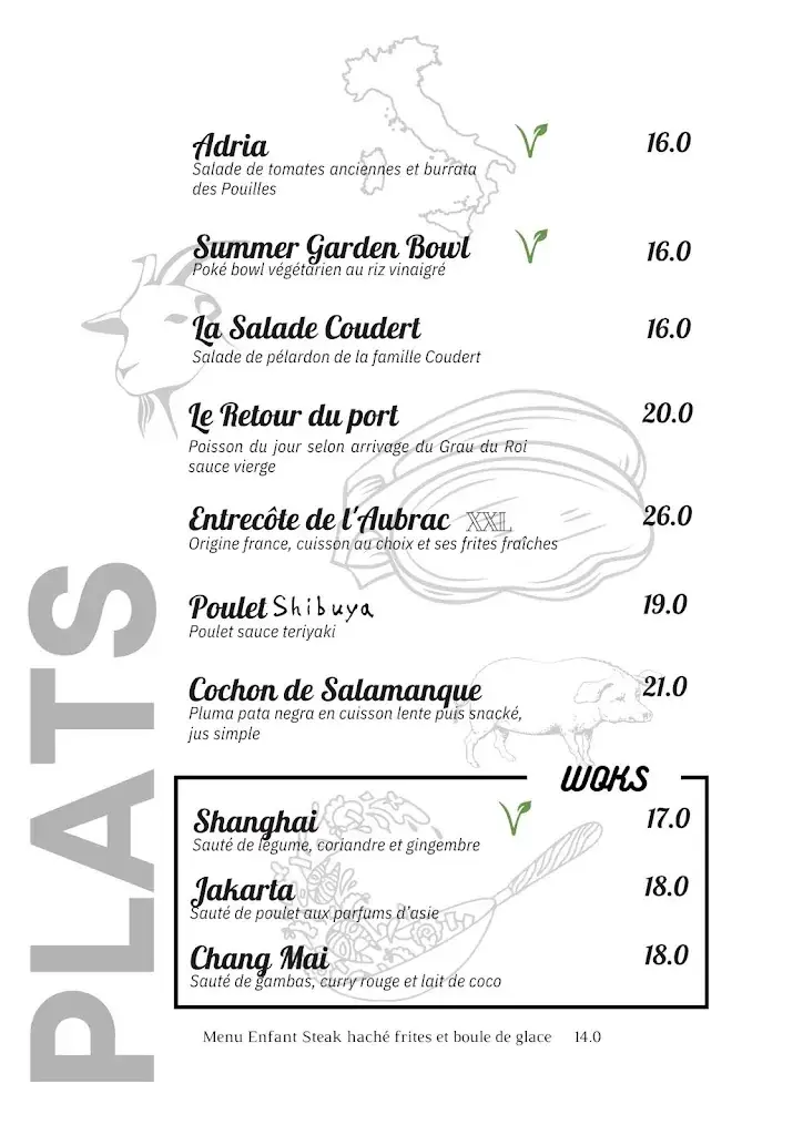 Menu_Café des amis Uzes_Uzès_image_4