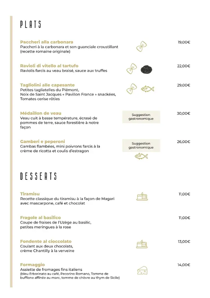 Menü_Restaurant Magari Uzès_Uzès_Bild_2