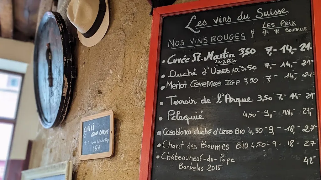 Menü_Au Suisse d'Alger_Uzès_Bild_1