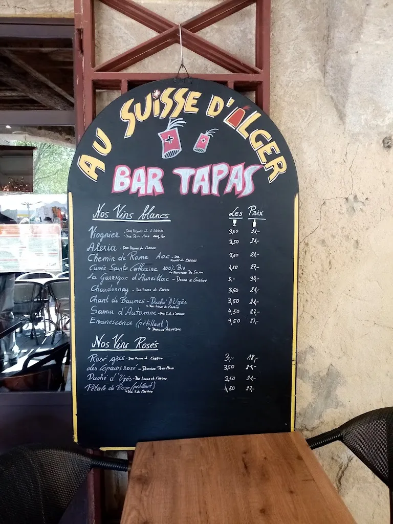 Menü_Au Suisse d'Alger_Uzès_Bild_2