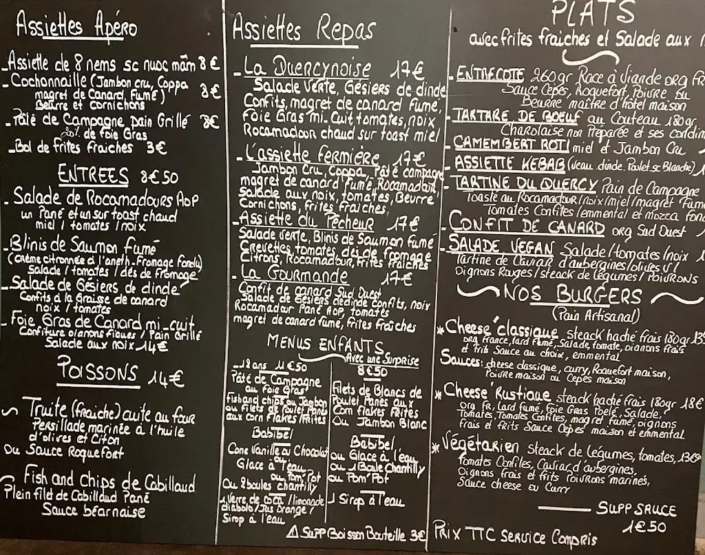 Menu_La Gabare de Vayrac_Vayrac_immagine_1