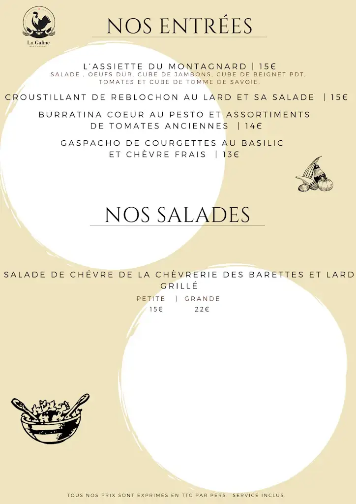 Menu_Restaurant La Galine à Mieussy_Mieussy_immagine_3