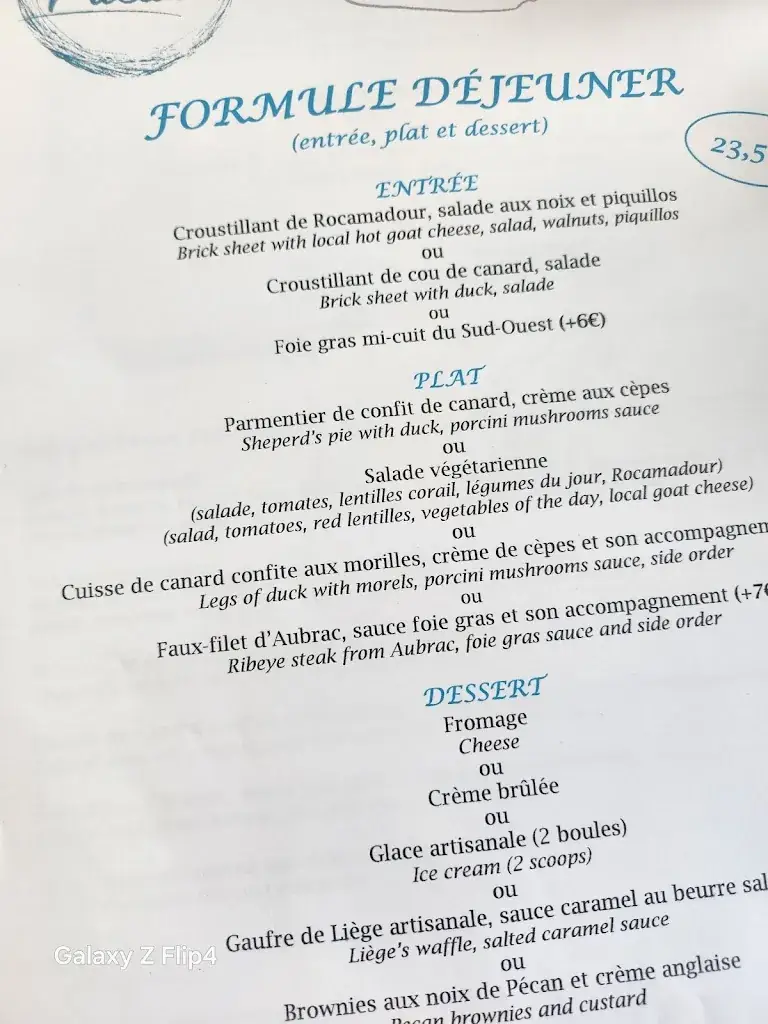 Menu_Le Prieuré_Carennac_image_2