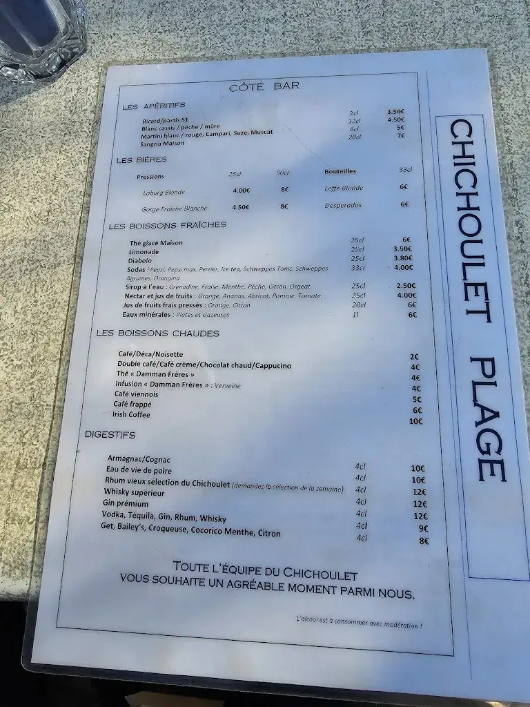 Menu_Chichoulet Plage Vendres Plage_Vendres_image_4