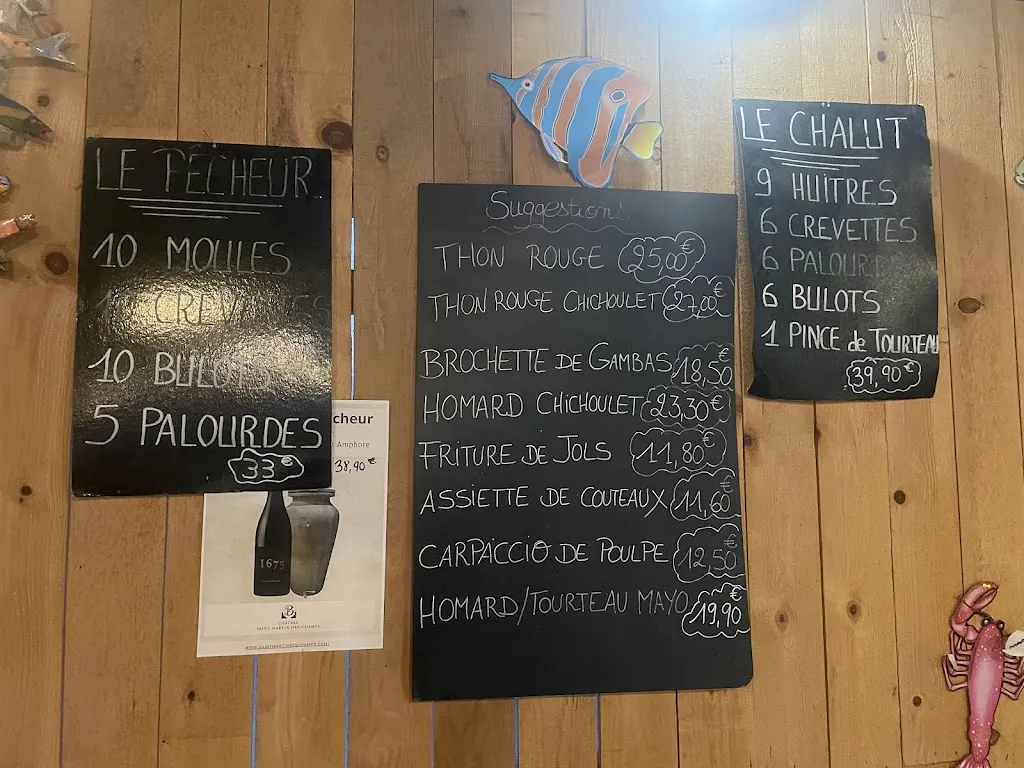 Menu_La Table du Pêcheur_Vendres_image_2