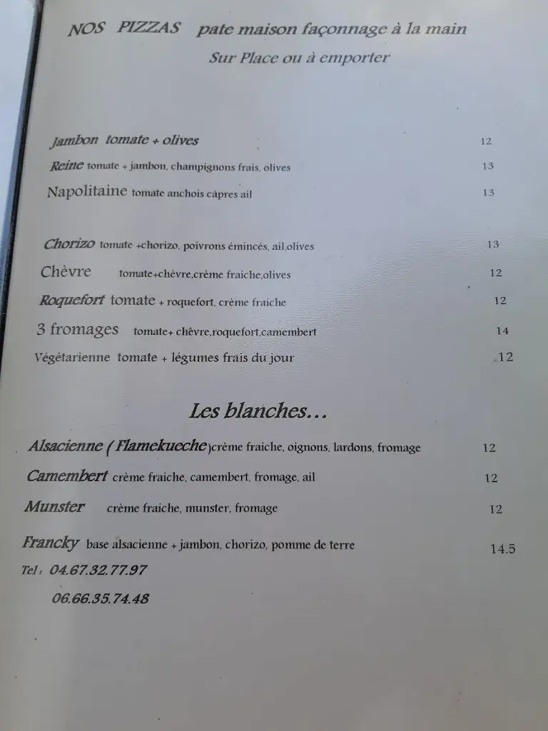 Menu_Chez Francky_Valras-Plage_image_1