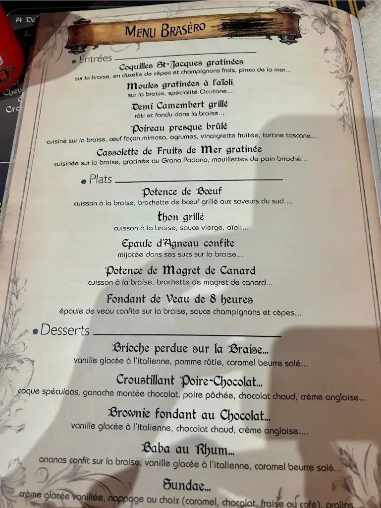 Menu_Restaurant l'Auberge Provencale_Valras-Plage_image_2