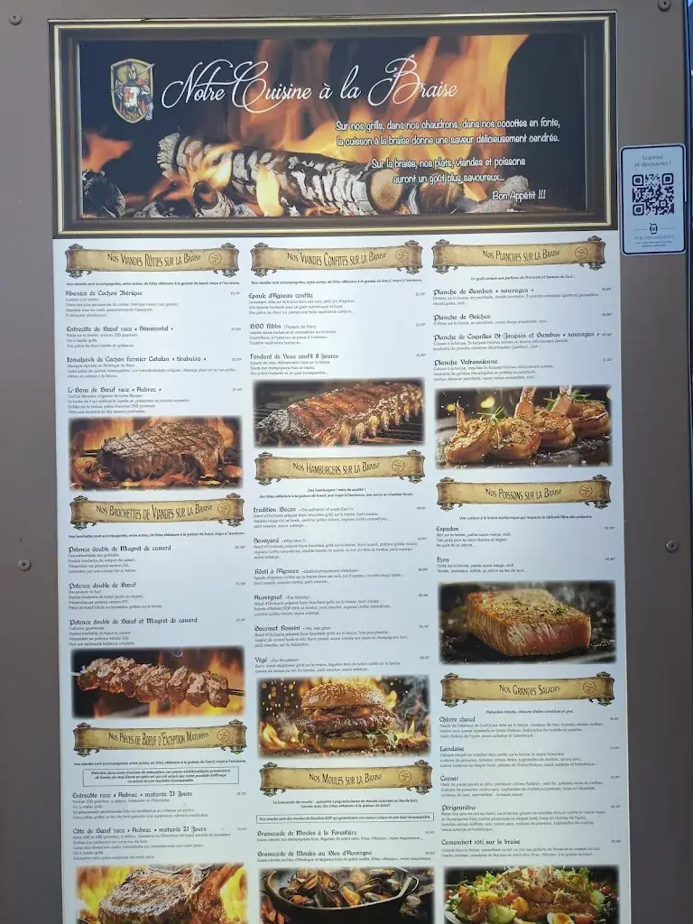 Menu_Restaurant l'Auberge Provencale_Valras-Plage_image_4