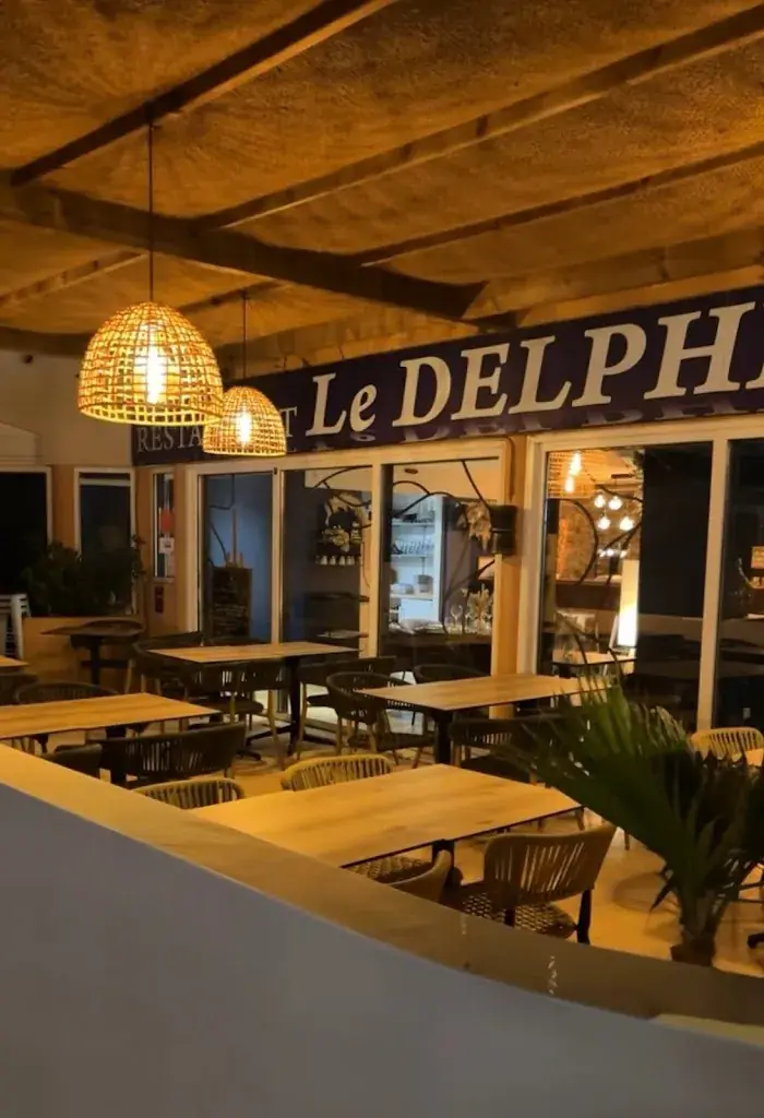 Le Delphinium restaurant in Valras-Plage