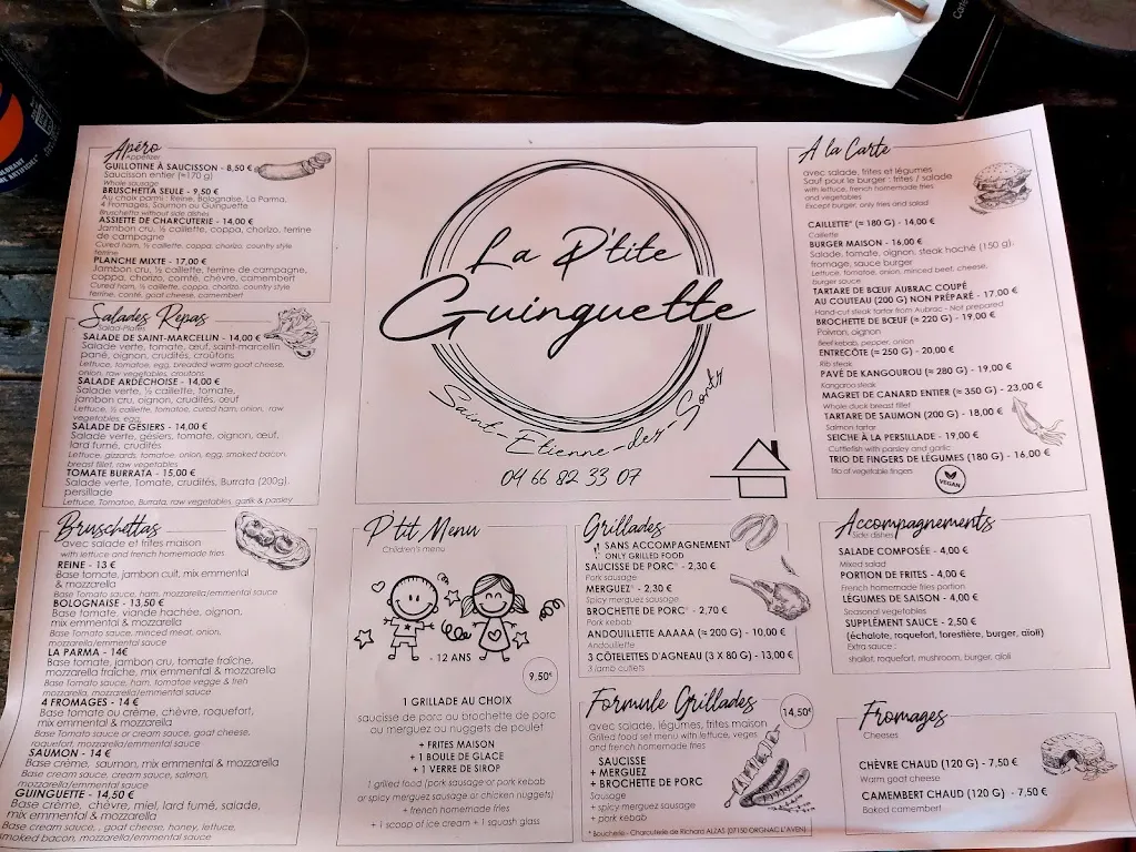 Menu_La P'tite Guinguette_Saint-Étienne-des-Sorts_image_1
