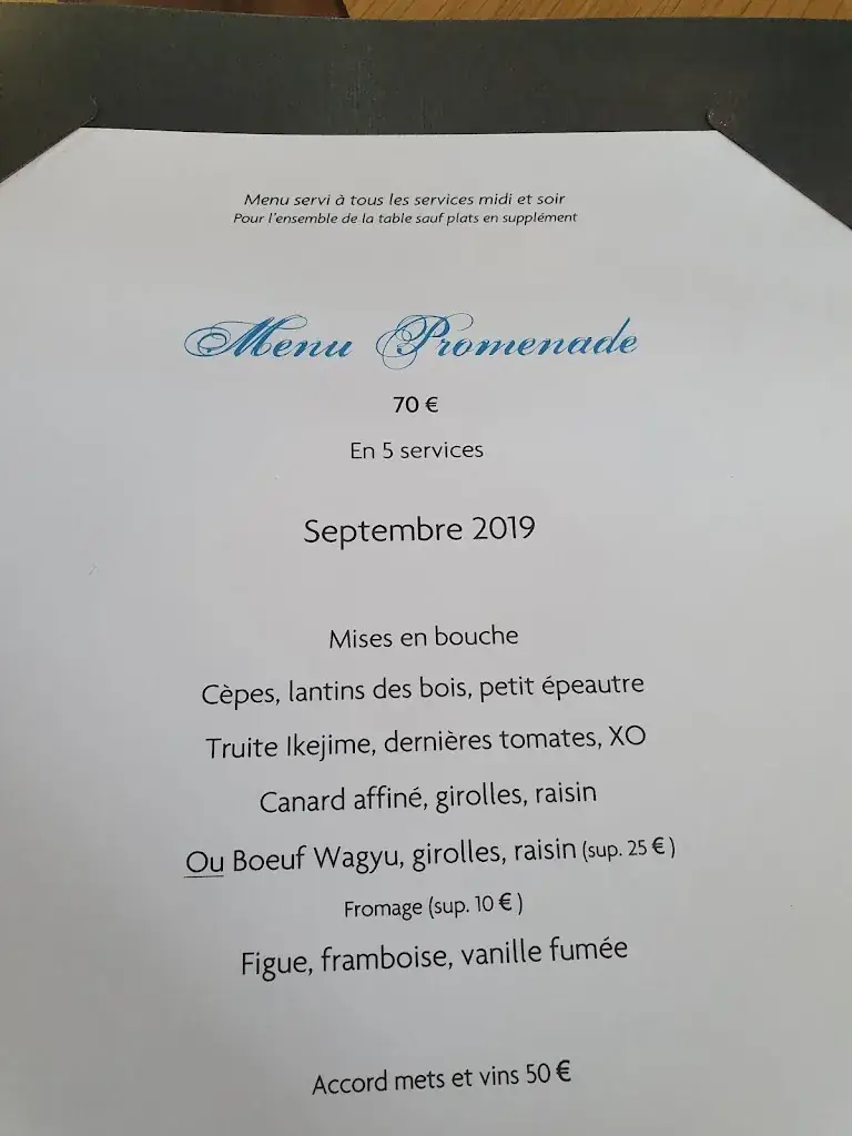 Menu_Restaurant La Promenade_Verfeil_image_1