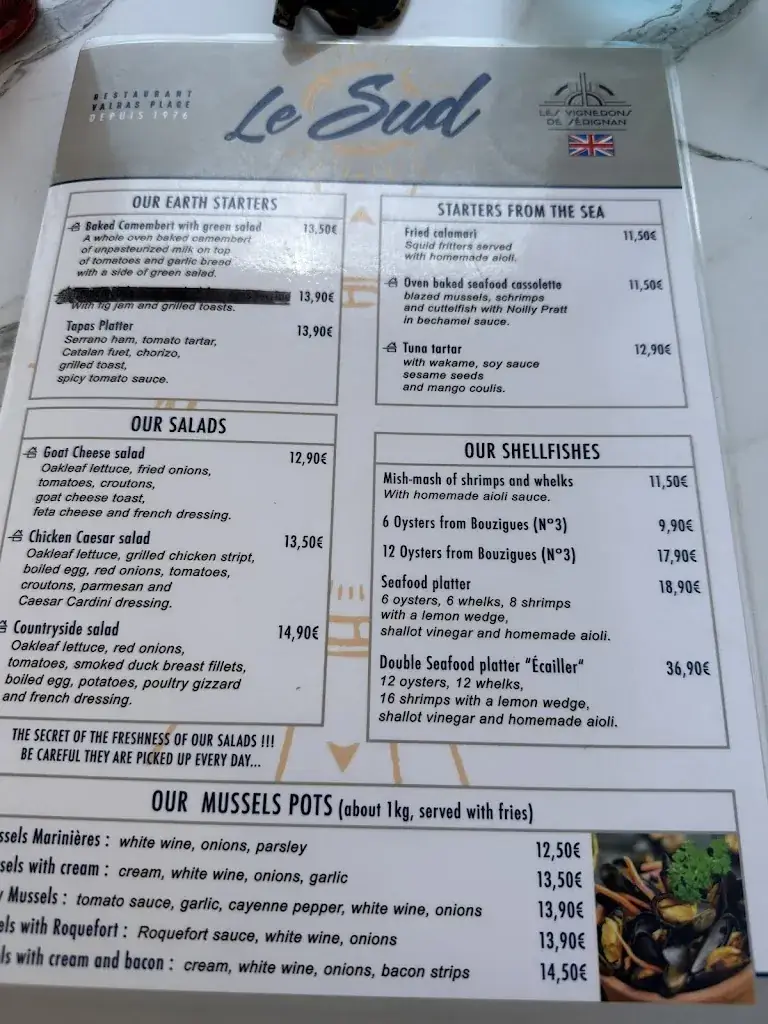 Menu_Restaurant Le Sud_Valras-Plage_image_3