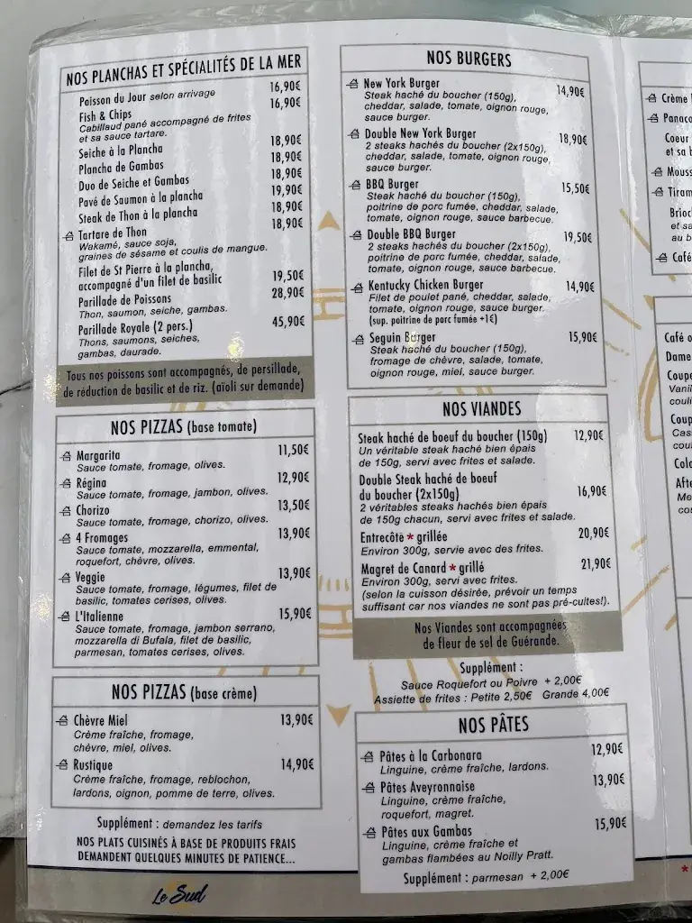Menu_Restaurant Le Sud_Valras-Plage_image_4