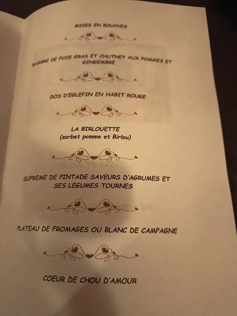 Menu_Auberge La Chaumière à Blomard _Blomard_image_1