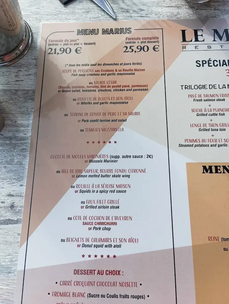 Le Marius_Valras-Plage_menu_image_1