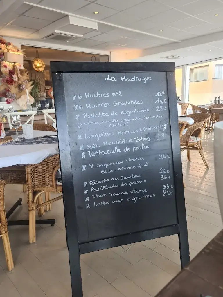Menu_La Madrague_Valras-Plage_image_2