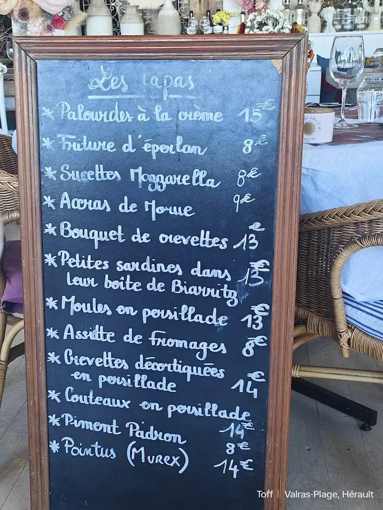 Menu_La Madrague_Valras-Plage_image_4