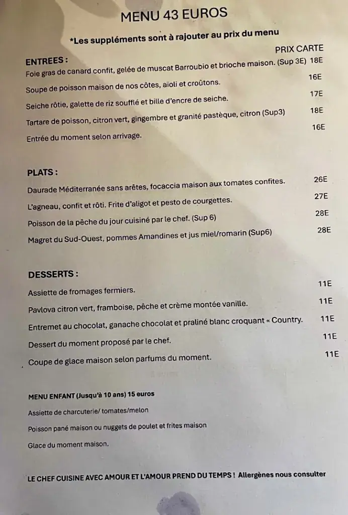 Menü_Le Sépia_Valras-Plage_Bild_1