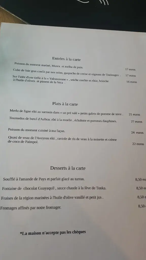 Menü_Le Sépia_Valras-Plage_Bild_3