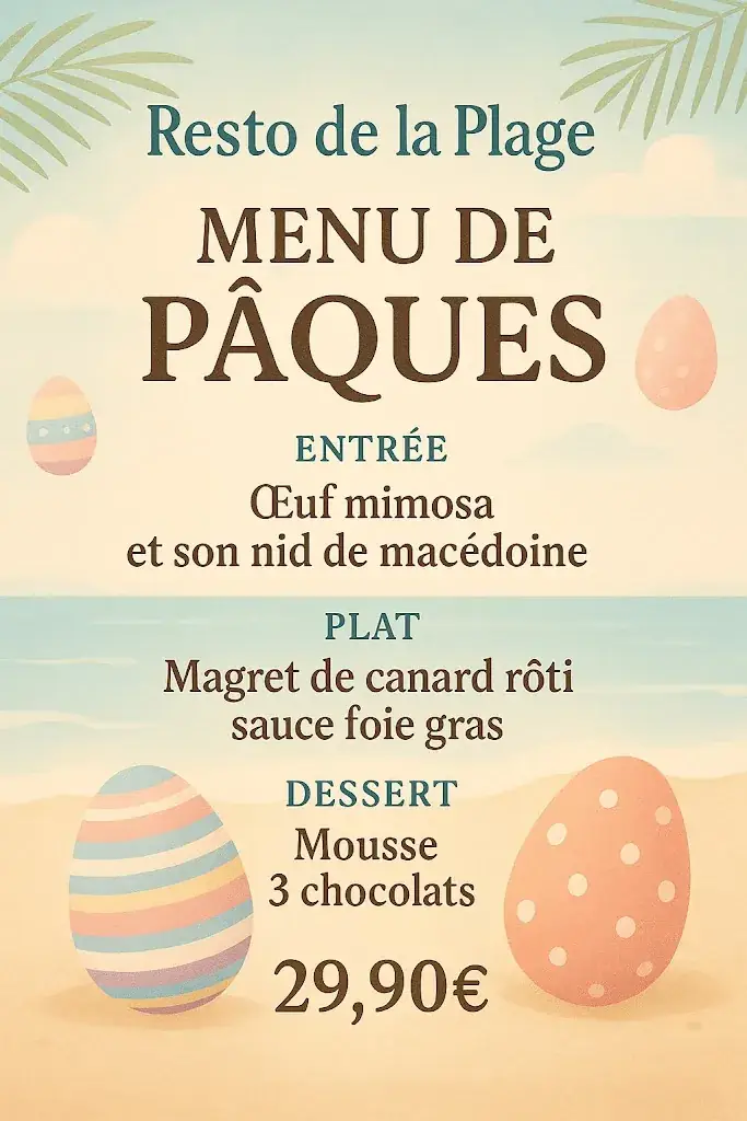 Menü_Resto de la plage_Valras-Plage_Bild_2