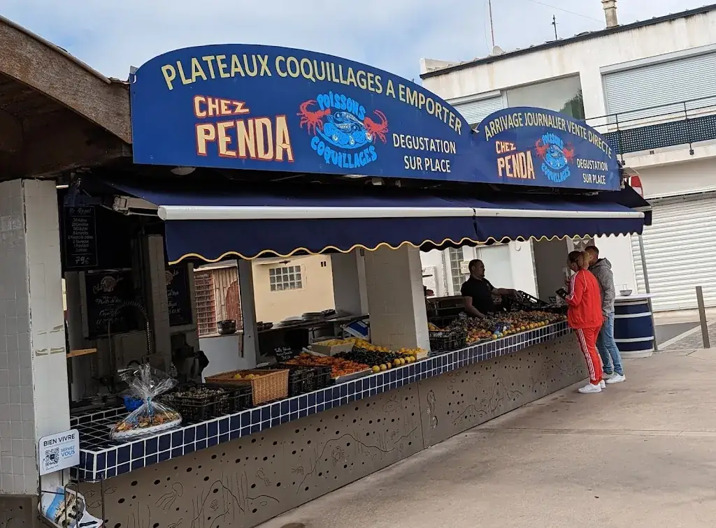 Chez Penda Valras Plage Coquillages restaurant in Valras-Plage