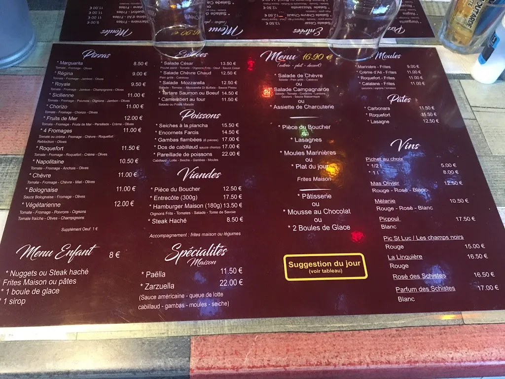 Menu_Restaurant les Élysées_Valras-Plage_image_2