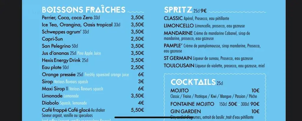 Menu_La Cabane Bleue_Valras-Plage_image_1