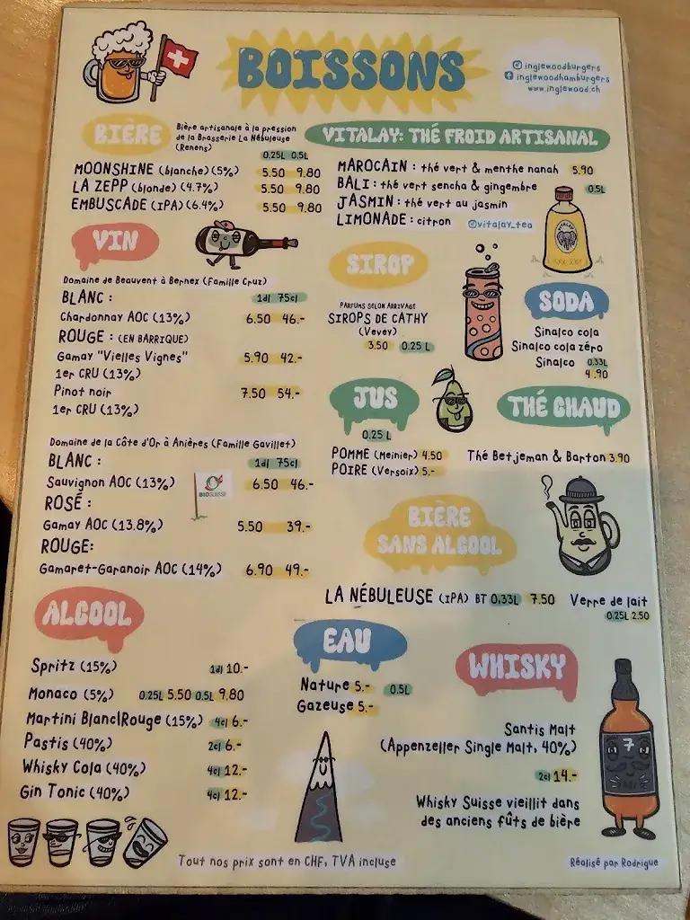 Menu_Inglewood Plainpalais_Genève_image_2