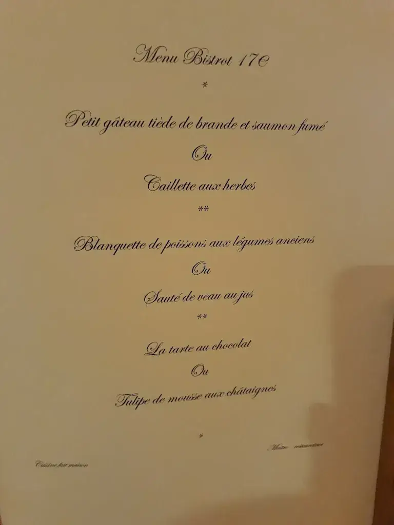 Menü_Logis Le Relais Sarrasin_Vézénobres_Bild_2