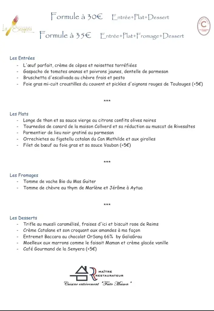 Menu_LA SENYERA_Villefranche-de-Conflent_image_1
