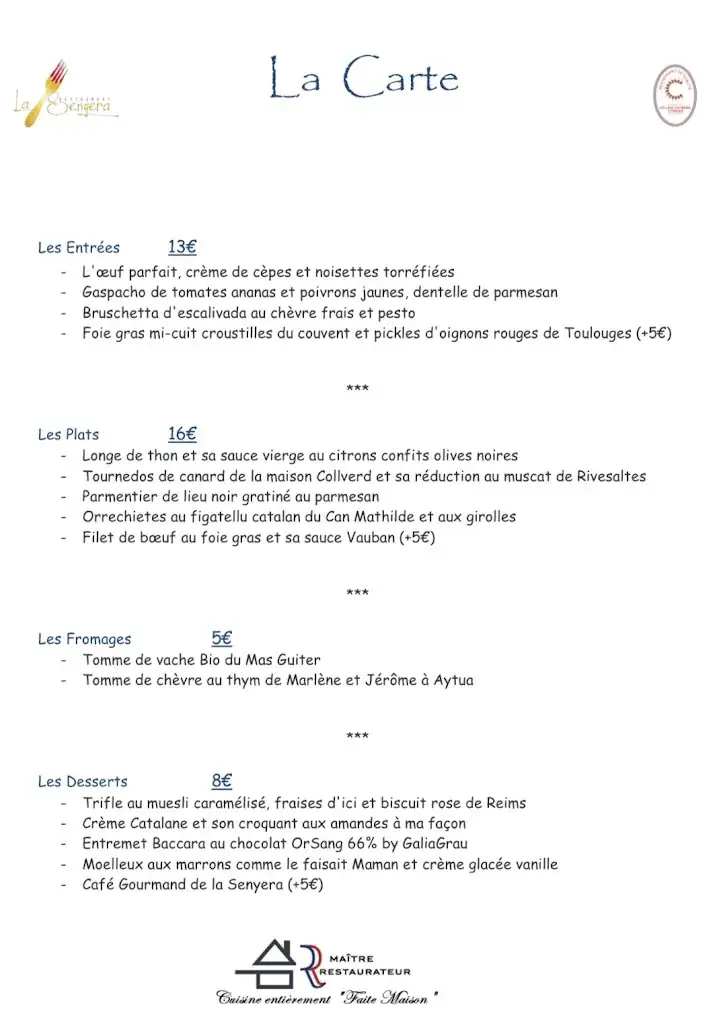 Menu_LA SENYERA_Villefranche-de-Conflent_image_2