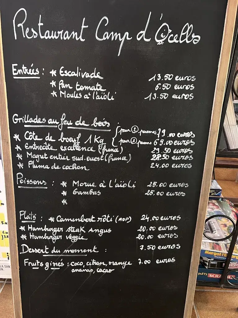 Menu_Restaurant camp d ocells Casteil_Casteil_immagine_1