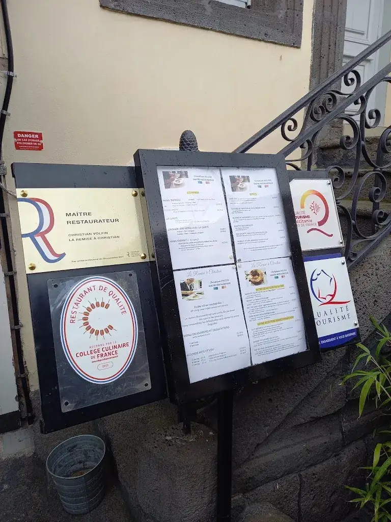 Menü_La remise à Christian Maître Restaurateur_Vias_Bild_4