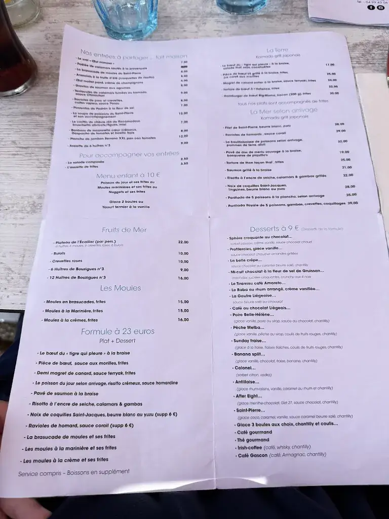 Menu_Le Saint-Pierre | Restaurant Vias_Vias_image_1